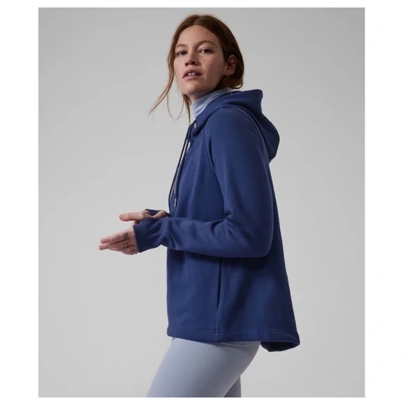 Athleta COZY KARMA 1/4 ZIP HOODIE - Picture 3 of 10
